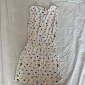 Disney Cruise Line White Shirt with Colorful Icons